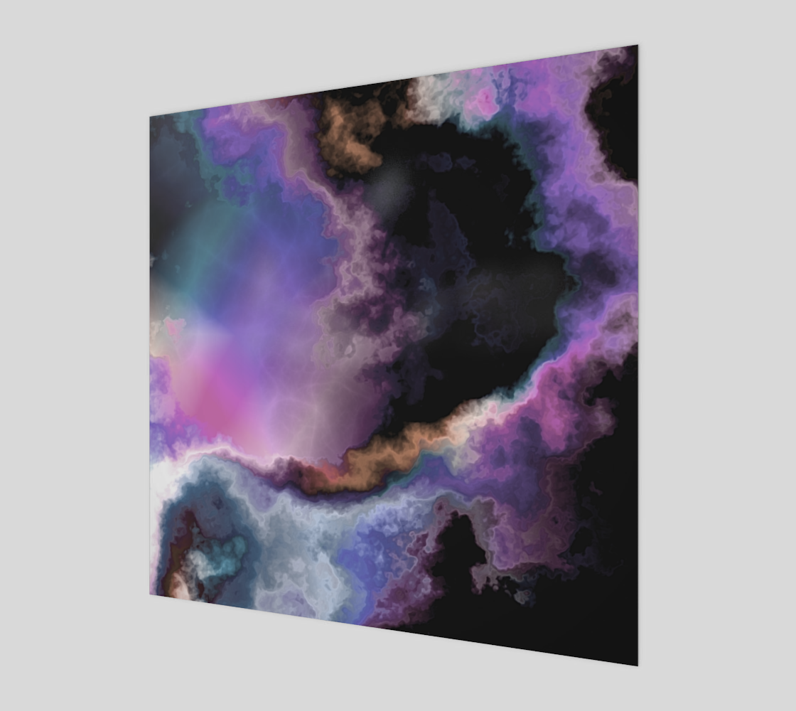 Lilac Galactic Mineral Gemstone Nebula Abstract  preview