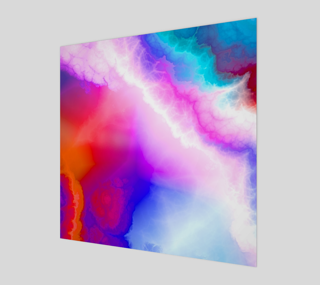 Marbled Luxury Blue Pink Dynamic Cosmic Smoke  preview