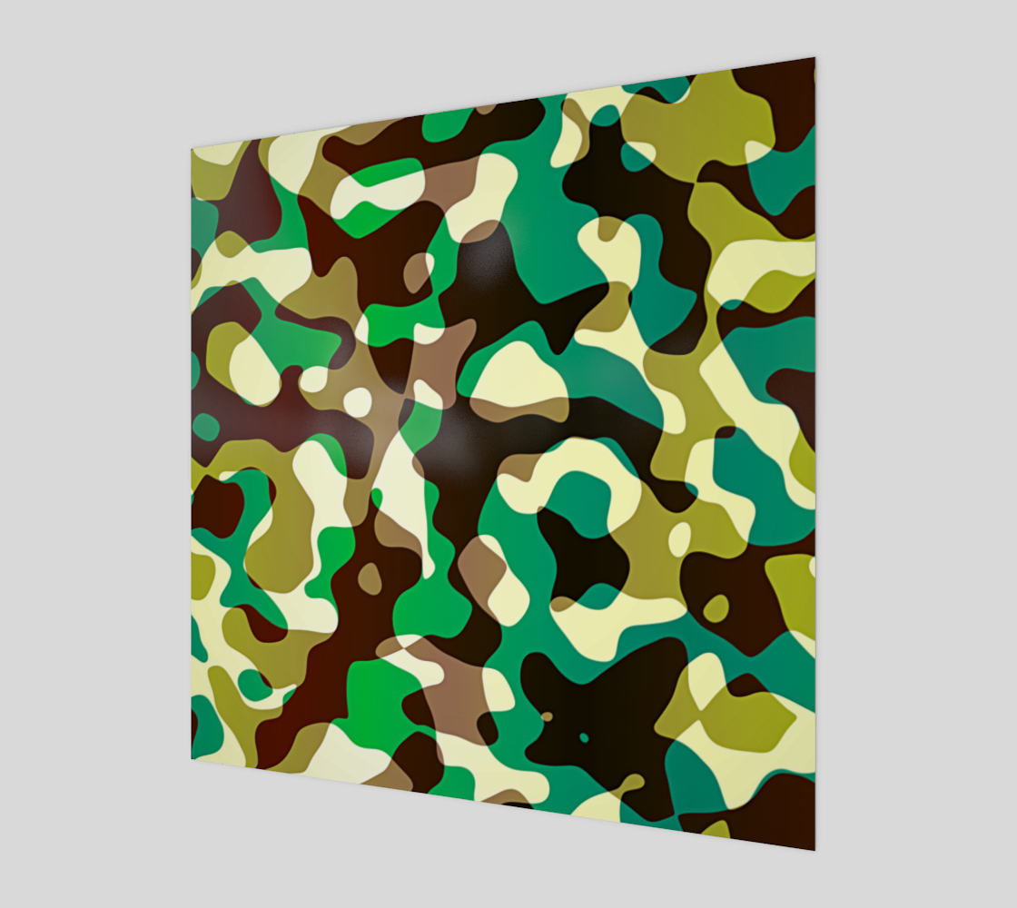 Brown Black Khaki Green Camouflage Army Pattern preview