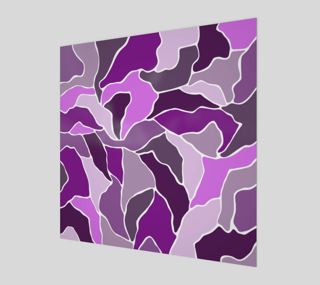 Pink Mosaic Matisse Scrappy Shape Pattern preview #1