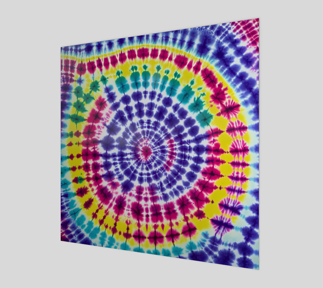 Groovy Psychedelic Tie Dye Splotchy Ink Stains  preview