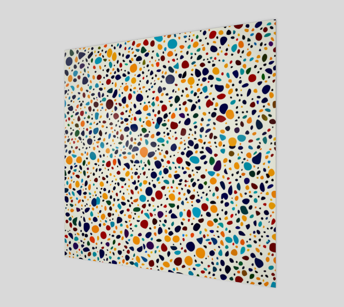 Rounded Terrazzo Stone Polygon Paving Pattern  preview