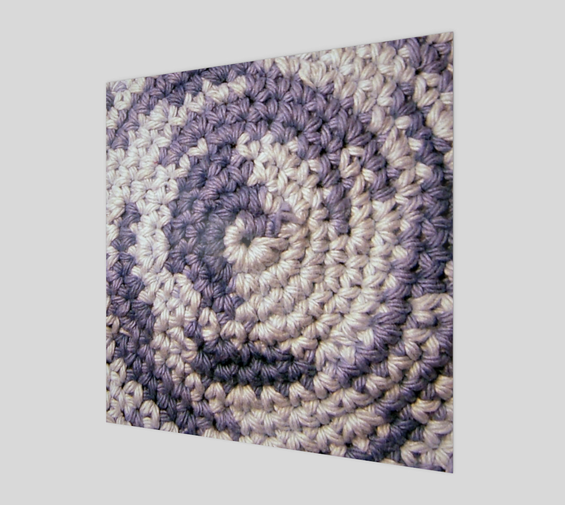 Aperçu de spiral crochet knit