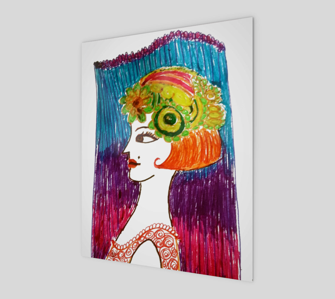 Aperçu de art deco woman