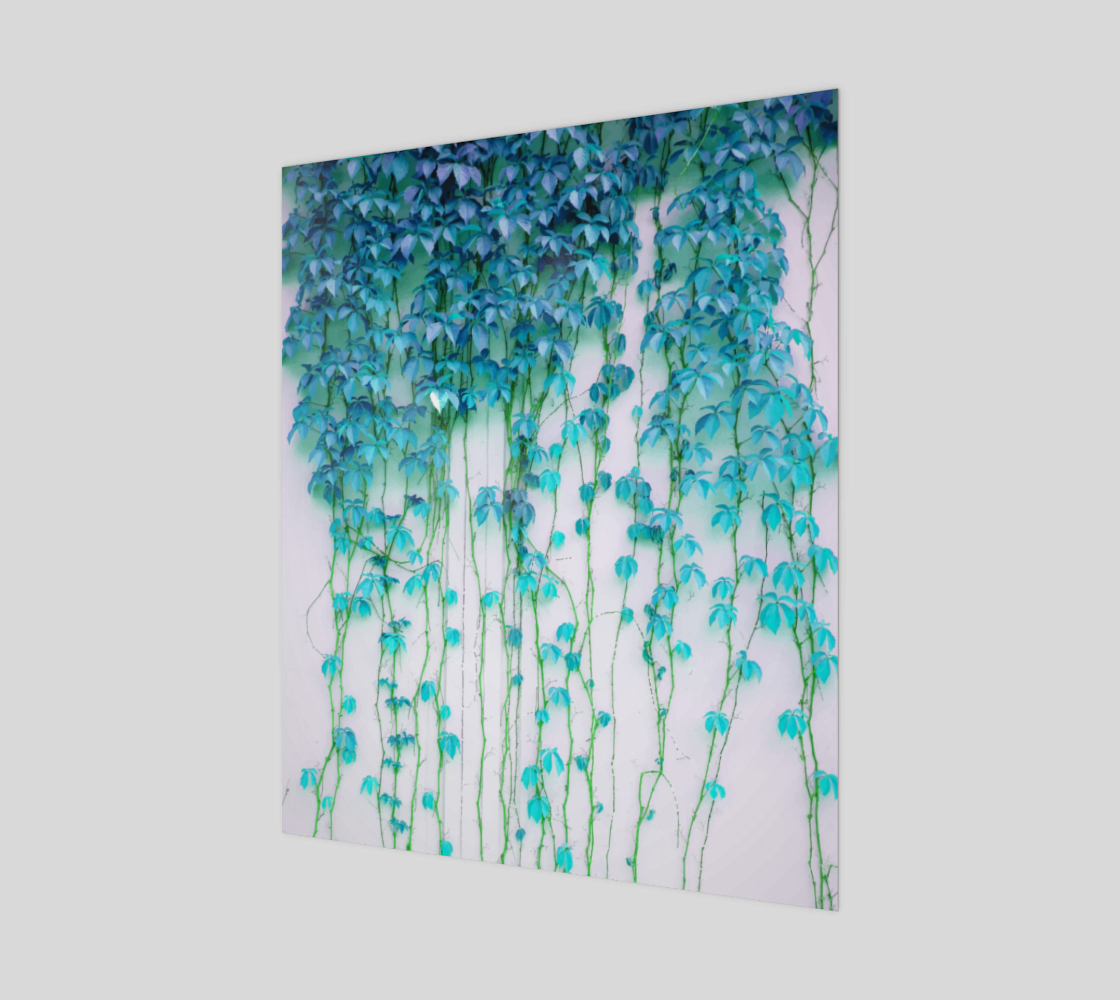 Aperçu de Average Absence, Botanical Minimal Nature Creepers Plants, Tropical Watercolor Bohemian Painting Poster 20 x 24