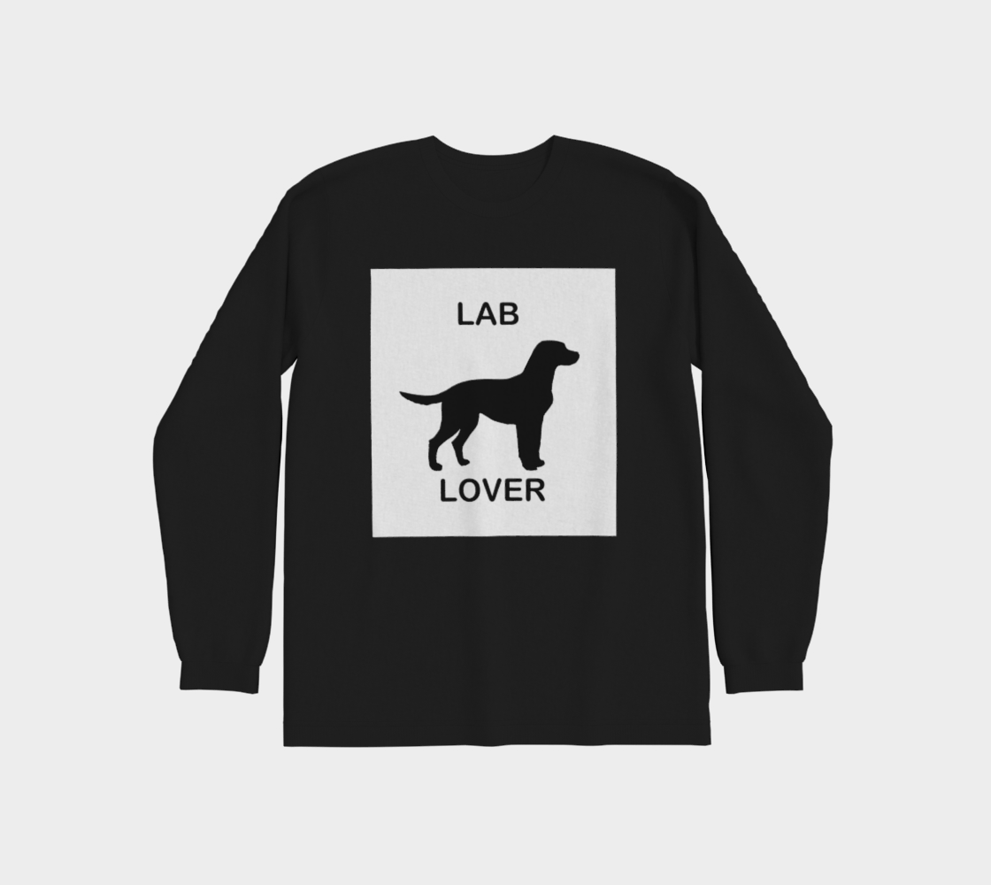 Labrador Retriever lab lover with silhouette preview
