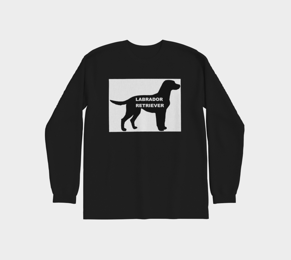 Labrador Retriever name silhouette preview