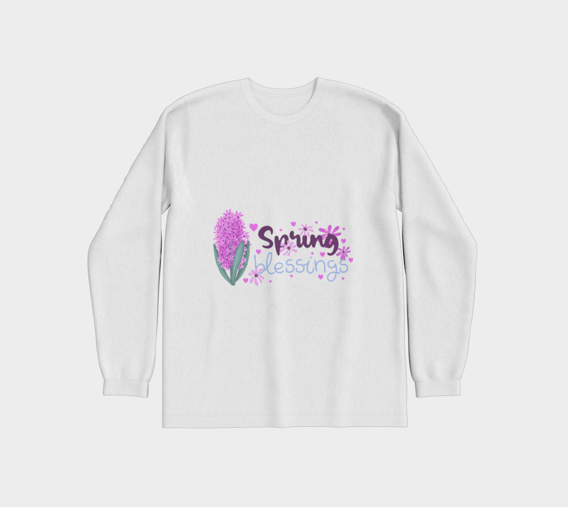 Spring blessings. Quote about spring. Hello spring. Hyacinth. preview