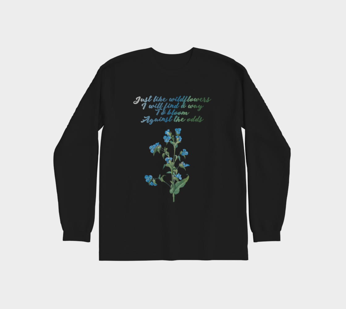 Wildflowers premium longsleeve t-shirt preview