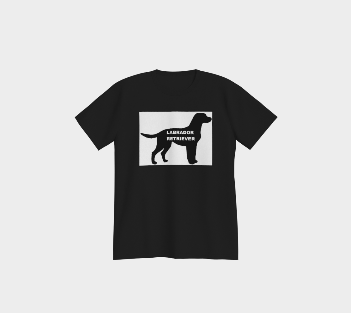 Labrador Retriever name silhouette aperçu