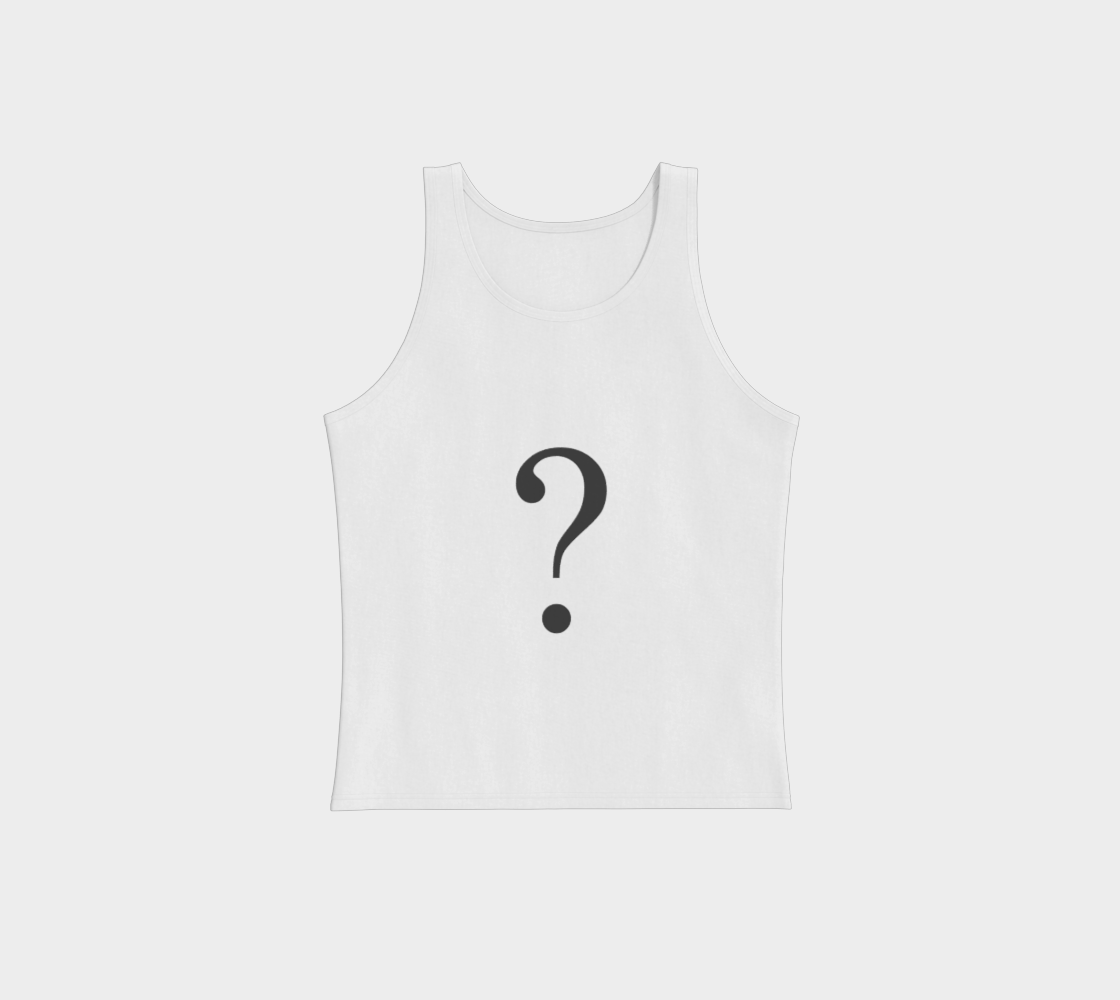 Question mark typographic concept design preview
