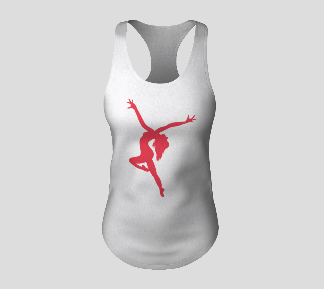 Dance Like Nobody's Watching Racerback Tank Top preview #3