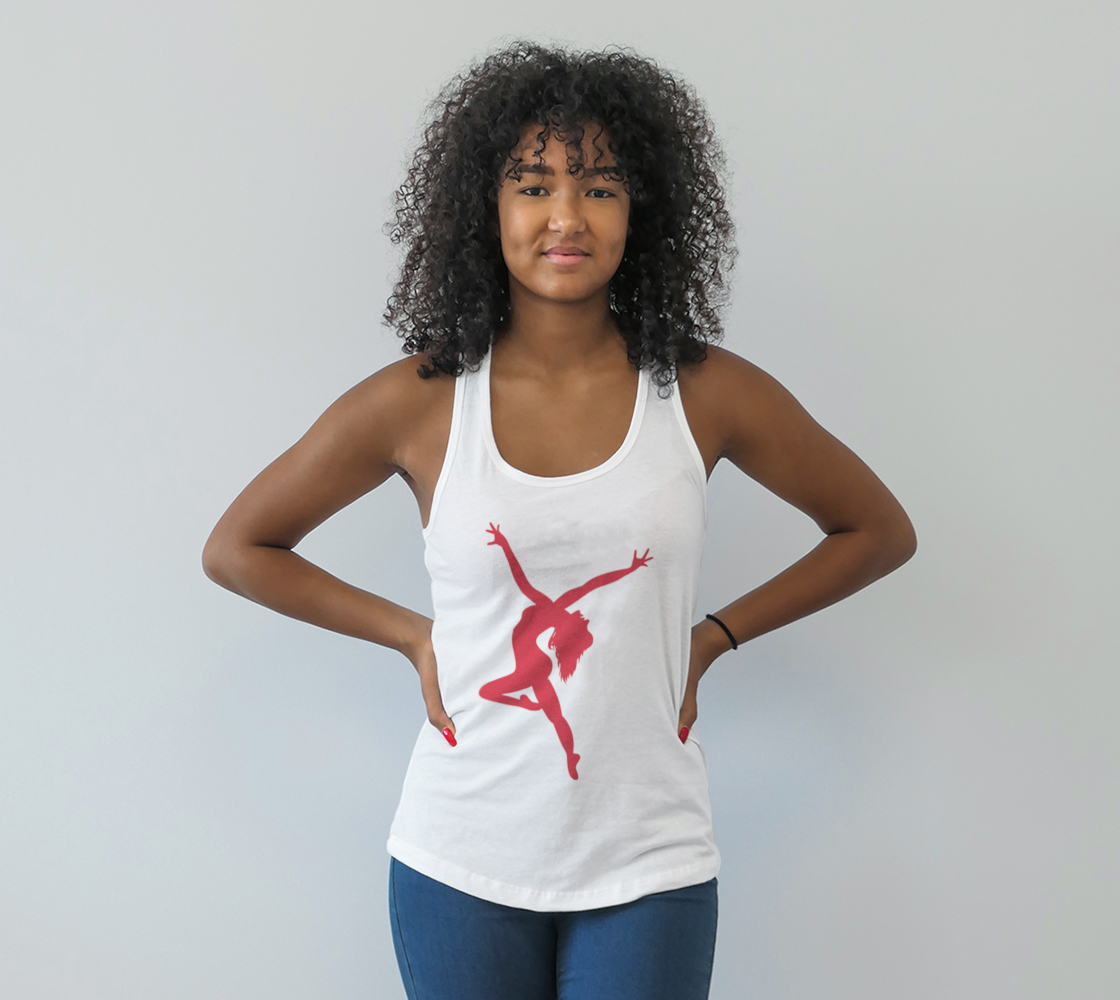 Dance Like Nobody's Watching Racerback Tank Top preview