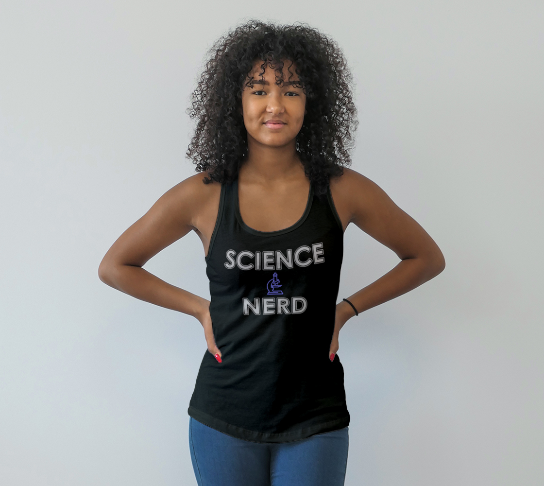 Science Nerd Racerback Tank Top preview