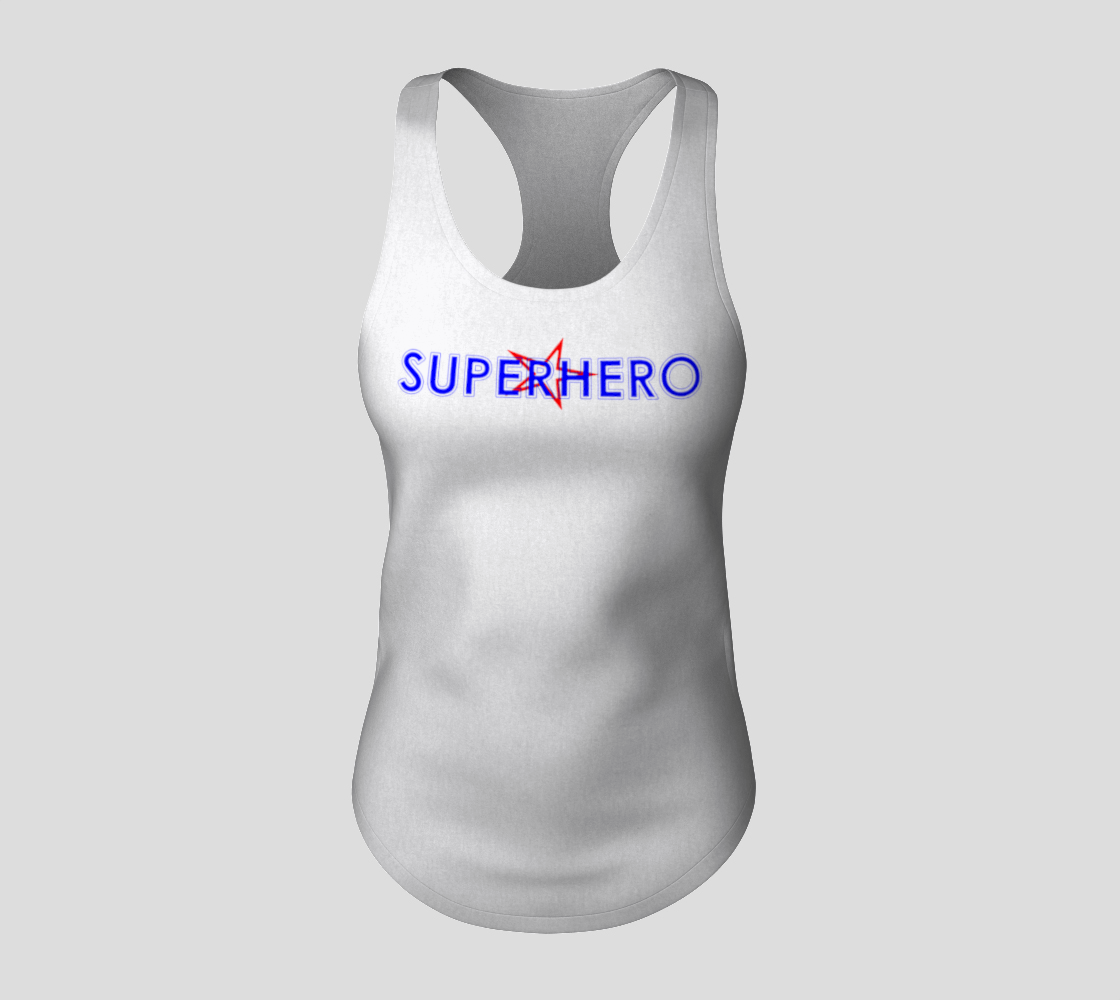 Superhero Racerback Tank Top preview #3