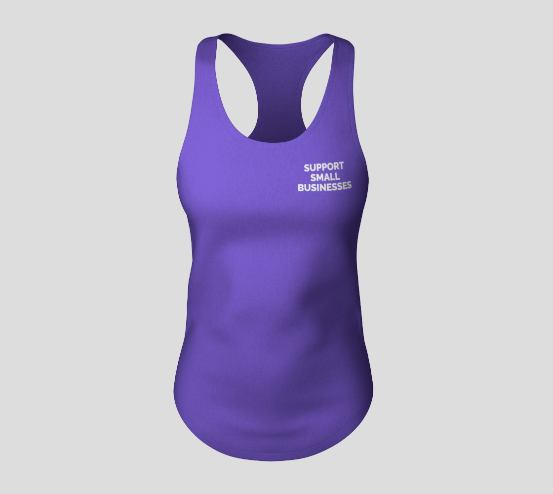 Support Small Businesses - bright tank, white text preview #3