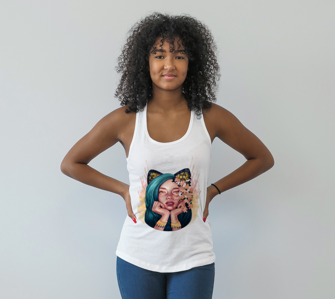 Puzzle Girl Tank Top  preview