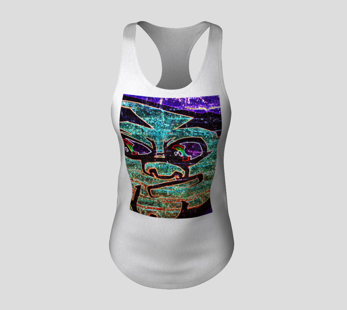 Graffiti 7 Racerback Tank Top preview #3