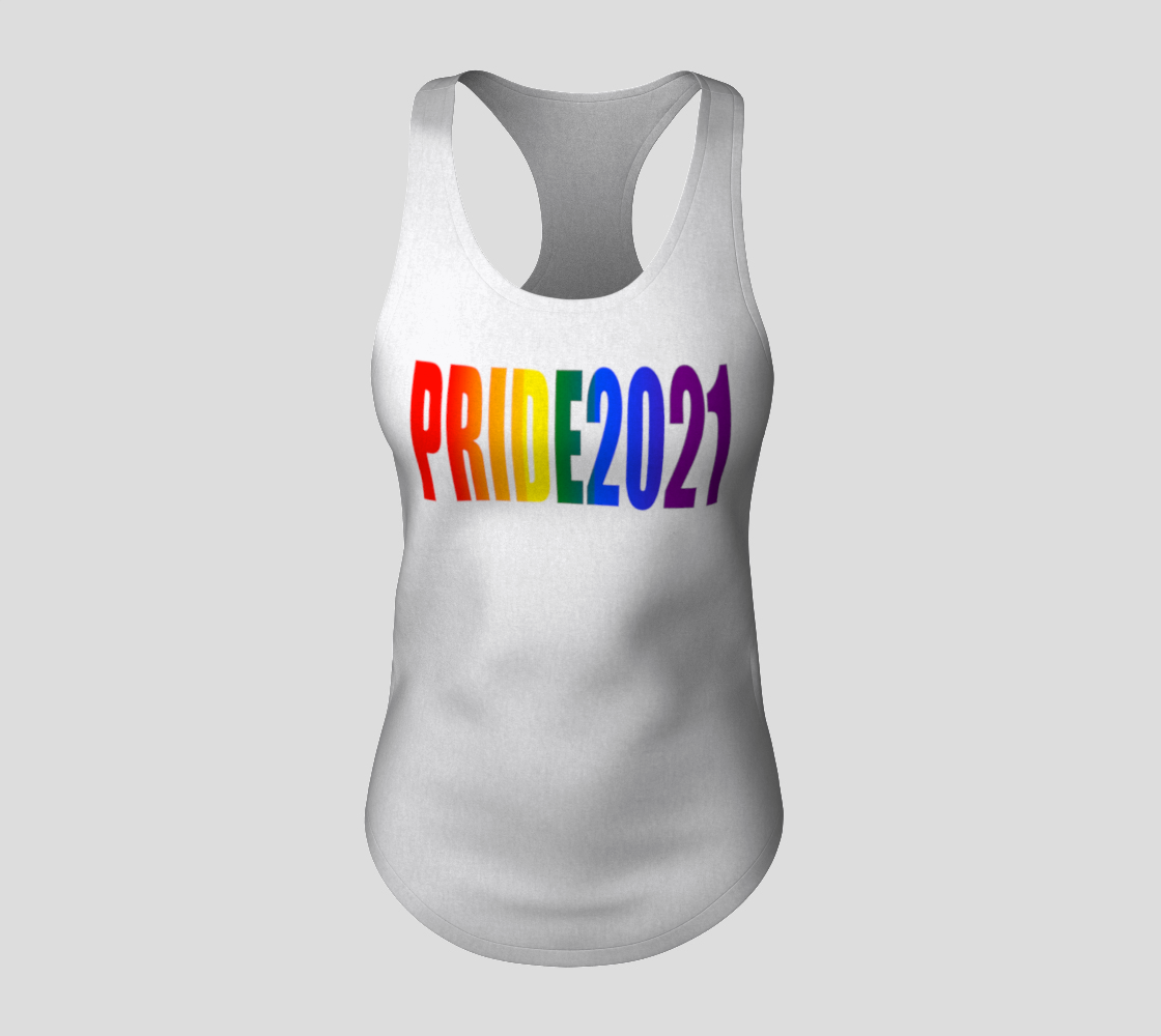 LGBT Rainbow Flag Typography Gay Pride 2021 thumbnail #4