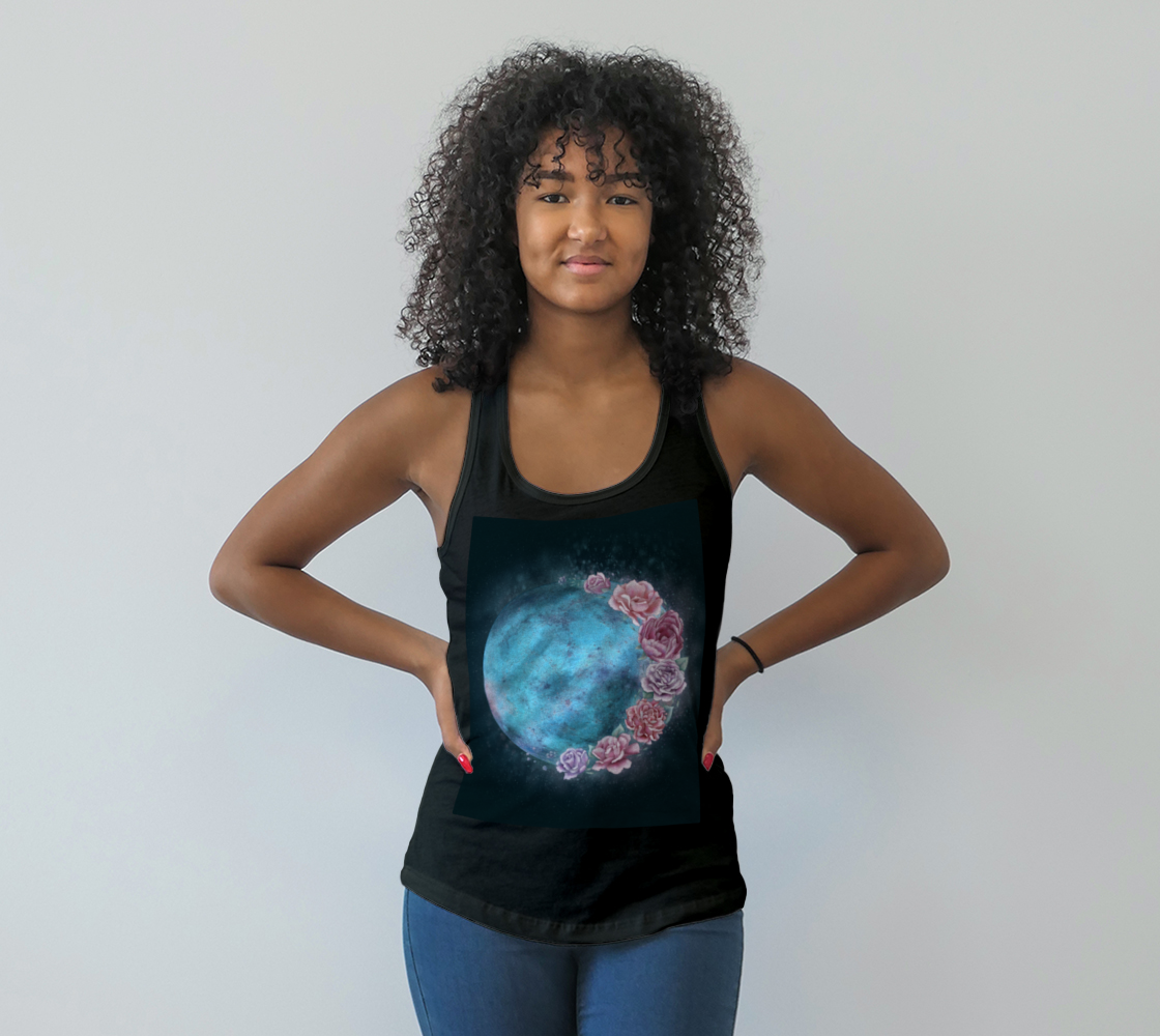 Floral moon tank preview