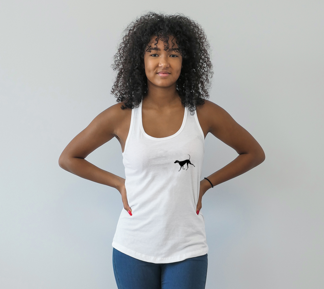 Harrier Racerback Tank Top Small Silhouette preview