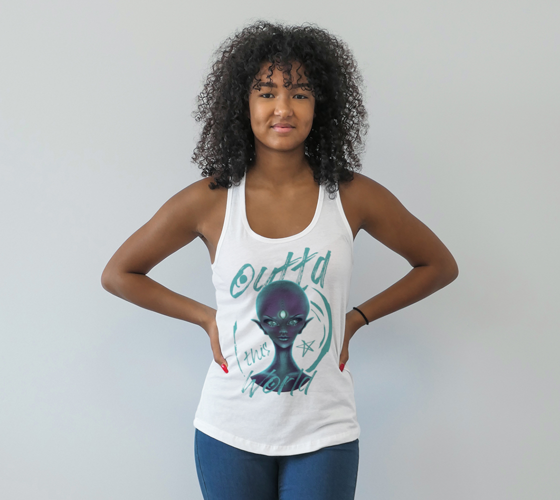Matep - Outta This World Racerback Tank Top preview