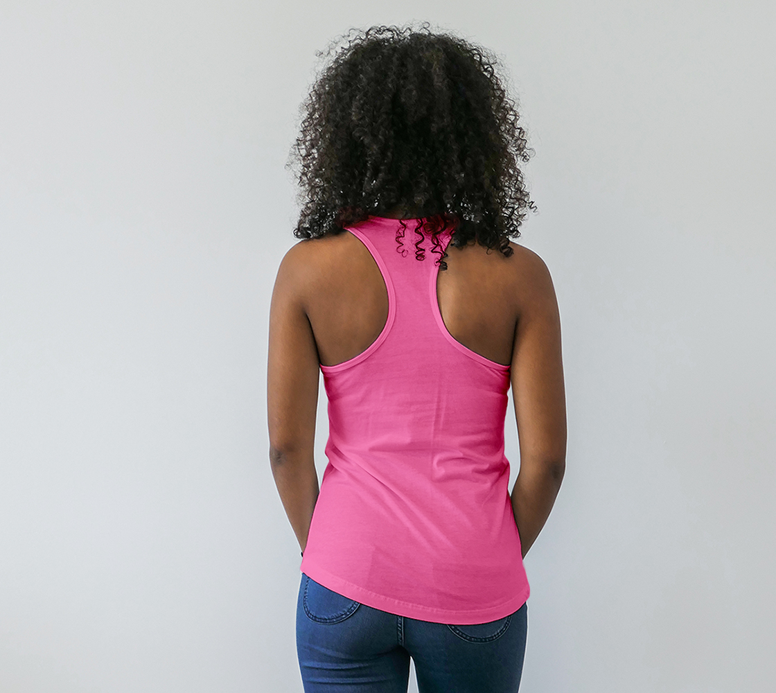 Vegan Bunny Racerback Tank preview #2
