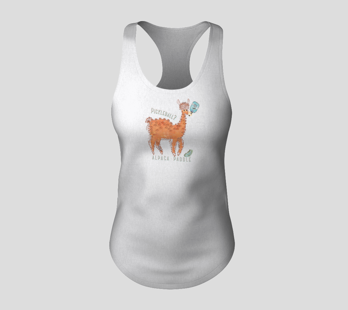 Alpaca Paddle Pickleball Artwear preview #3