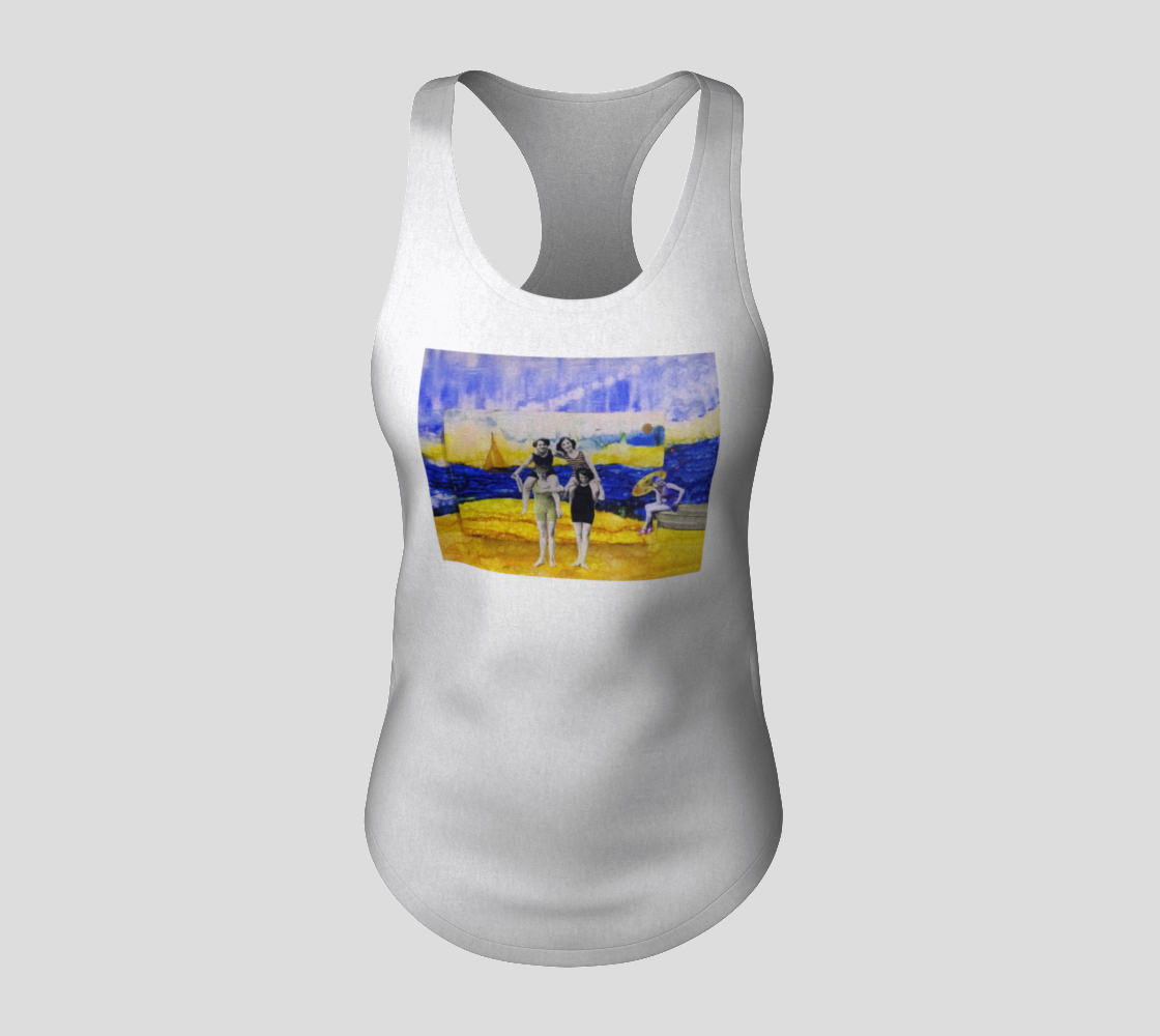 A day At The Beach (racerback tank) preview #3