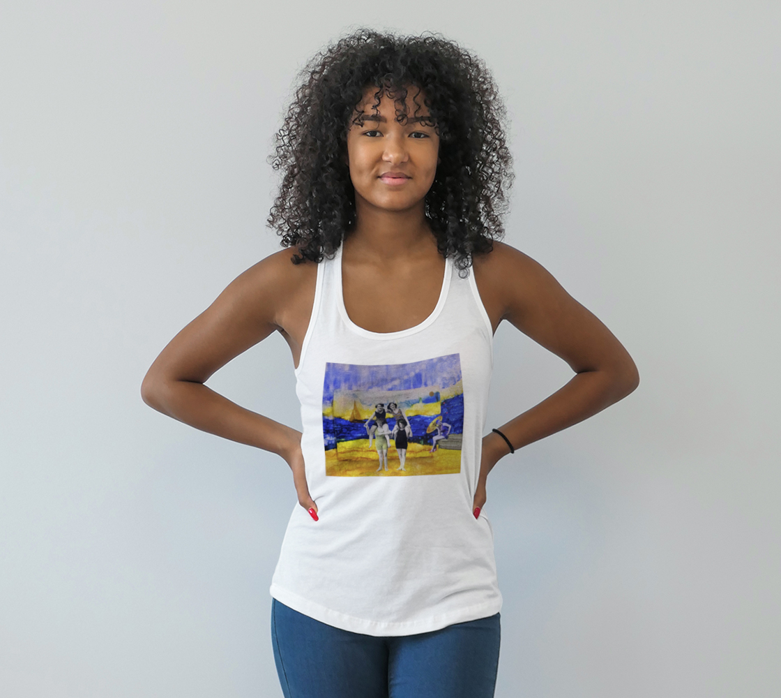 A day At The Beach (racerback tank) 3D preview