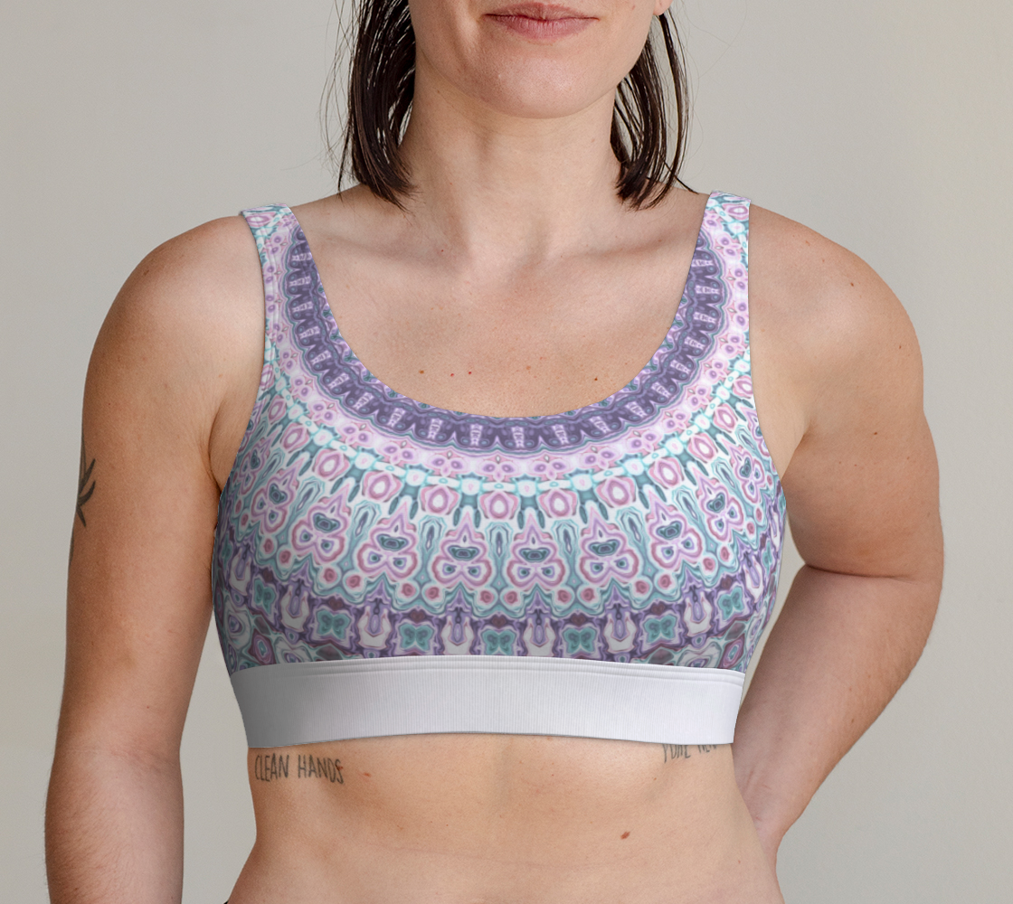 Bohemian Intricate Groovy Colorful Pastel Retro Hippie Mandala aperçu