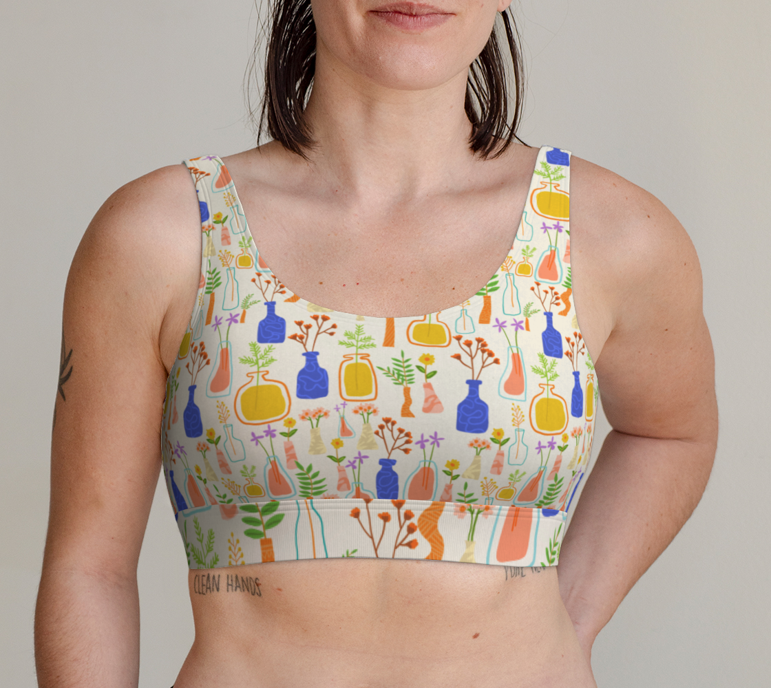 Garden As Though You Will Live Forever II Scoop Bralette preview