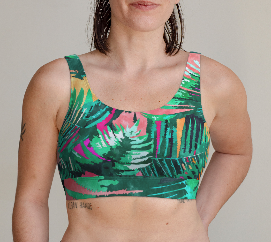 I'm All About Palm Trees & 80 Degrees Scoop Bralette Miniature #2