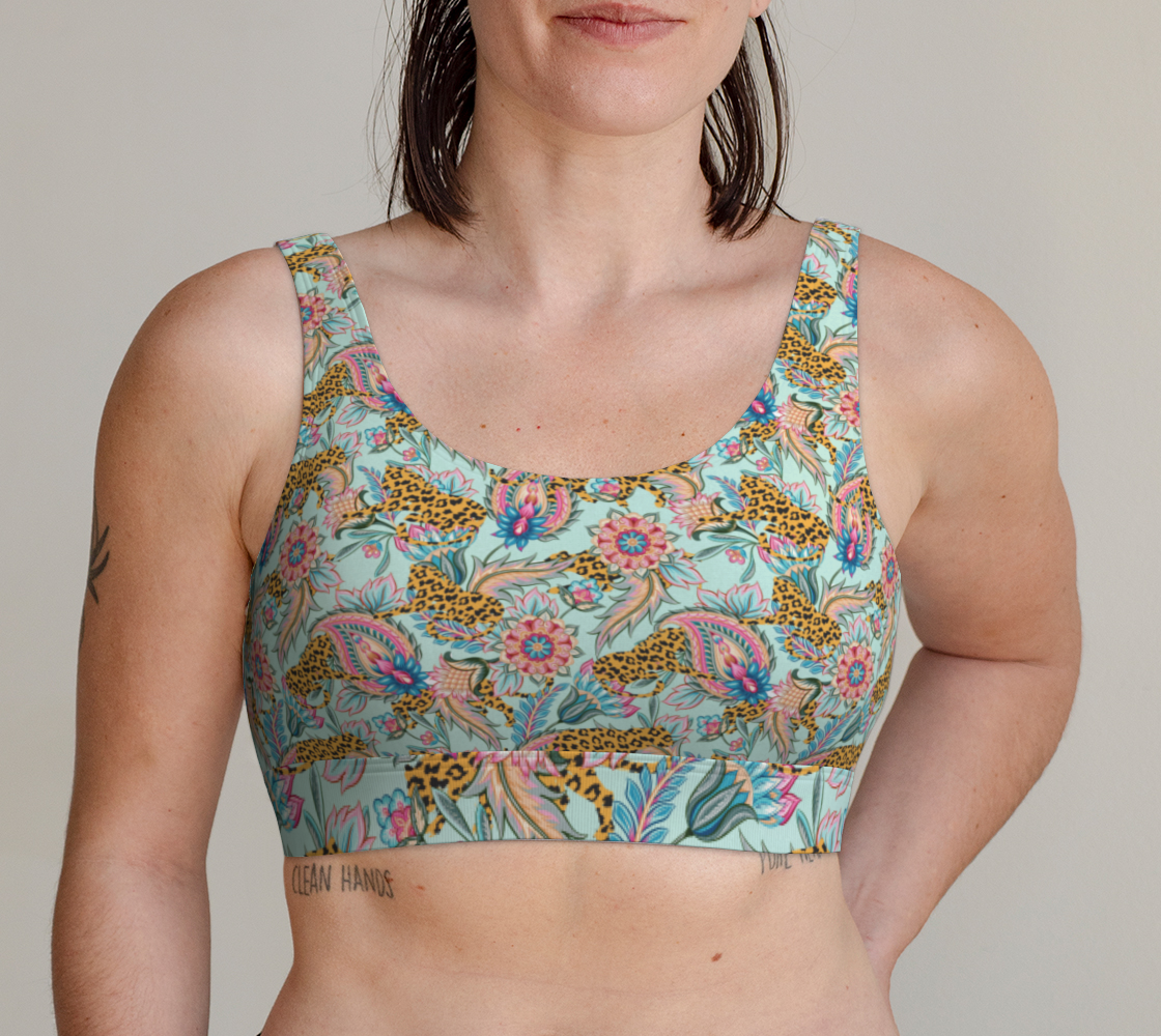 May The Jungle Be With You Scoop Bralette aperçu