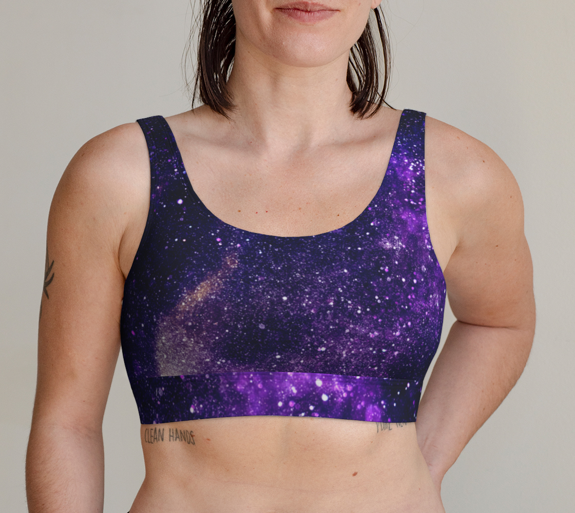 Ultra violet purple abstract galaxy preview