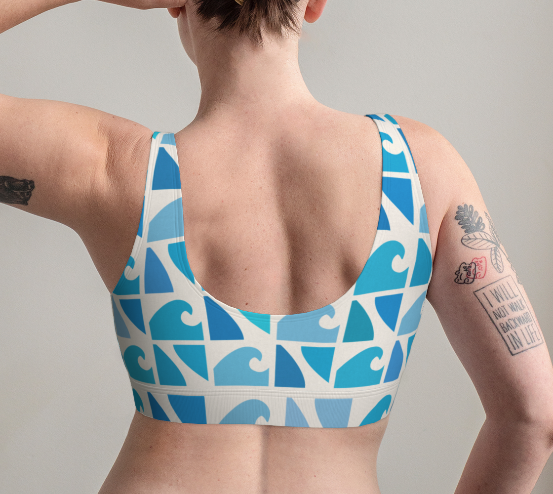 Wave Surf Pattern Blue preview #2