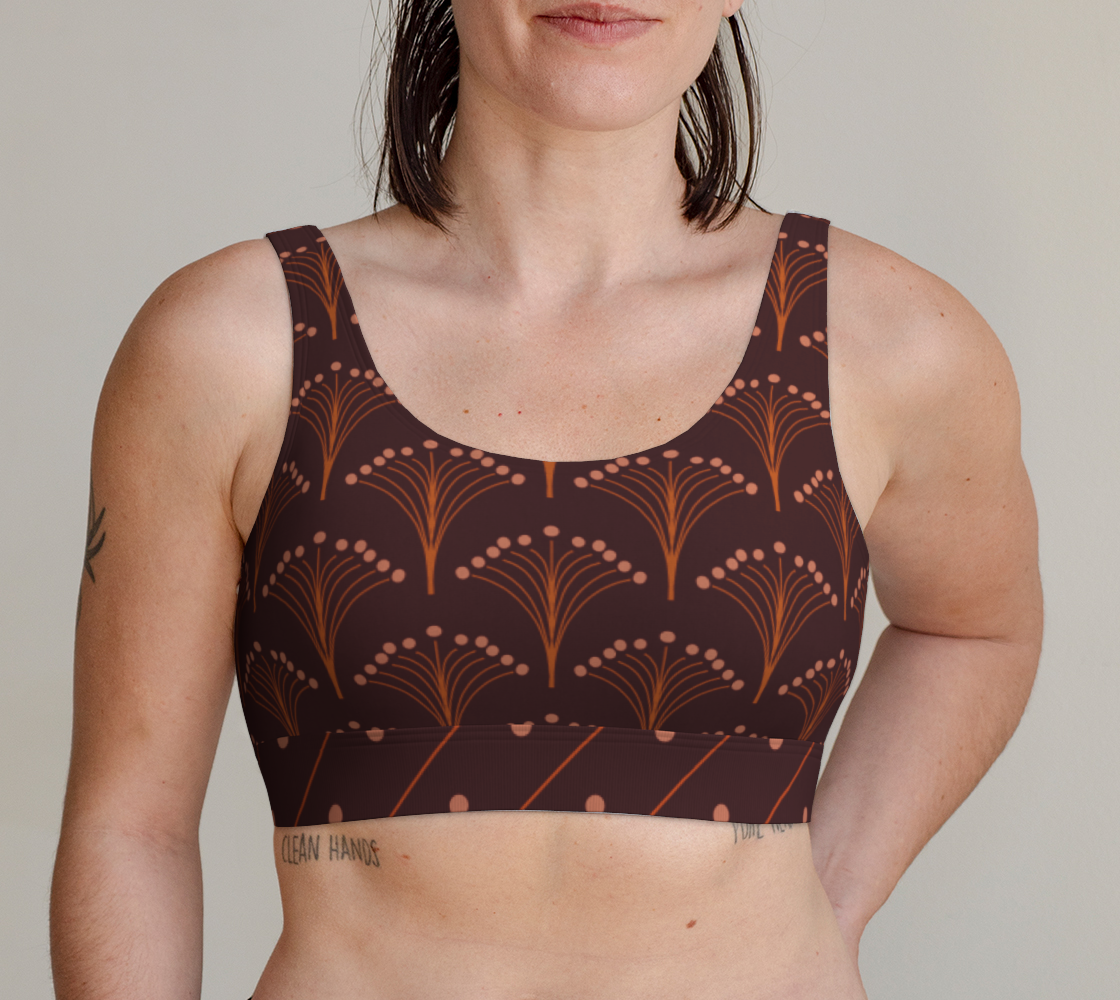 Lines + dots bralette preview