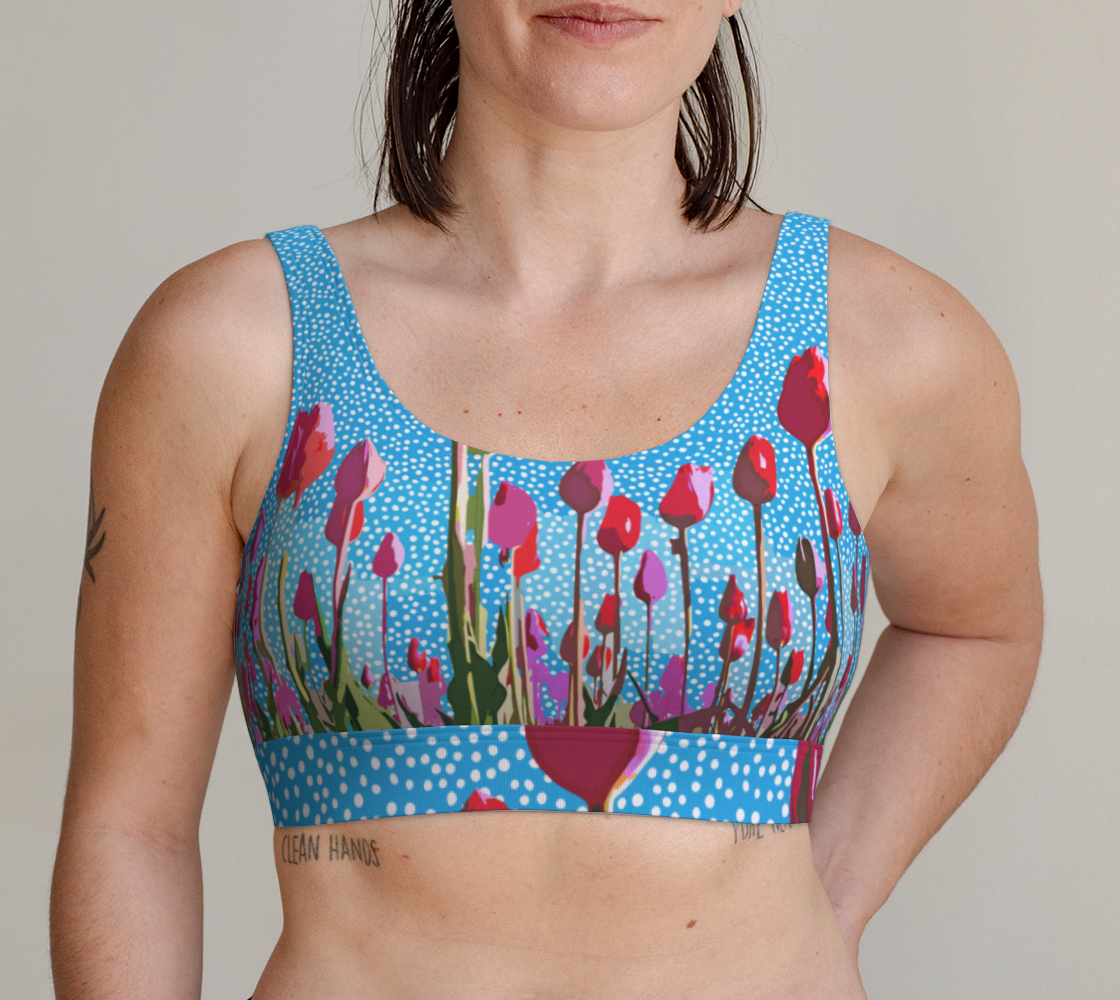 Tiptoe Through The Tulips With Me Scoop Bralette preview