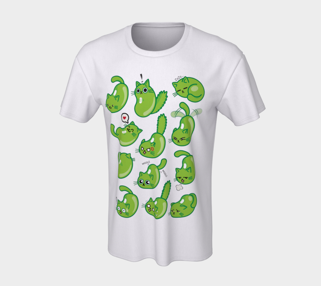 Cat Bean's Emeowjis Unisex T-Shirt preview #7