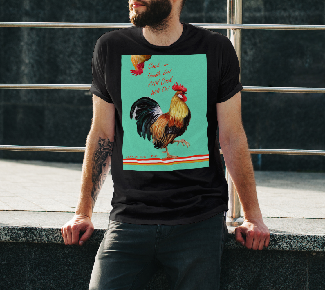 Cock-a-Doodle Doo Unisex Tee preview #3