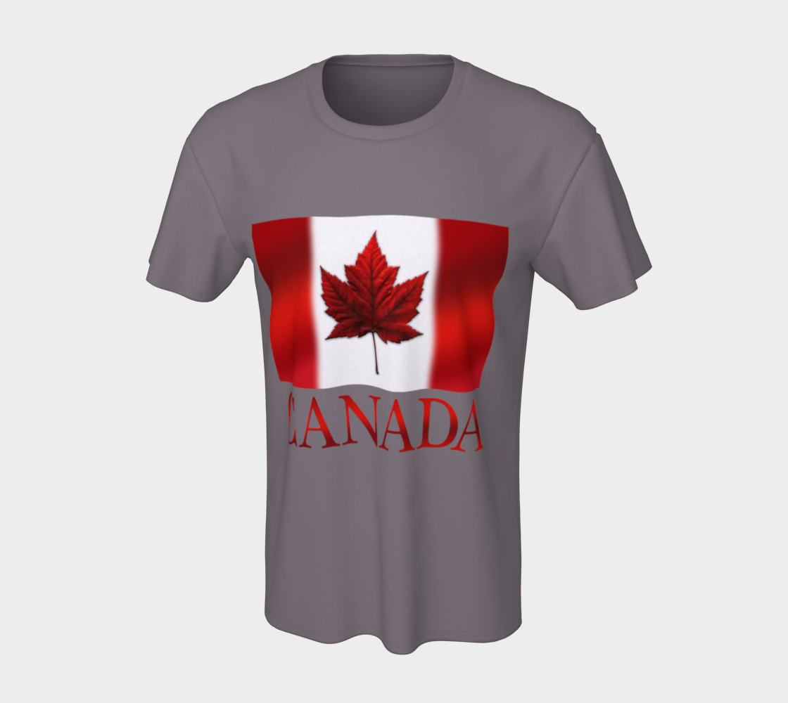Aperçu de Canada Flag T-shirts Canada Souvenir Shirts #7
