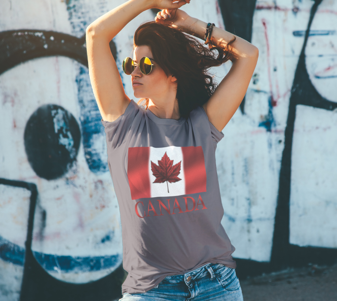 Aperçu de Canada Flag T-shirts Canada Souvenir Shirts #4