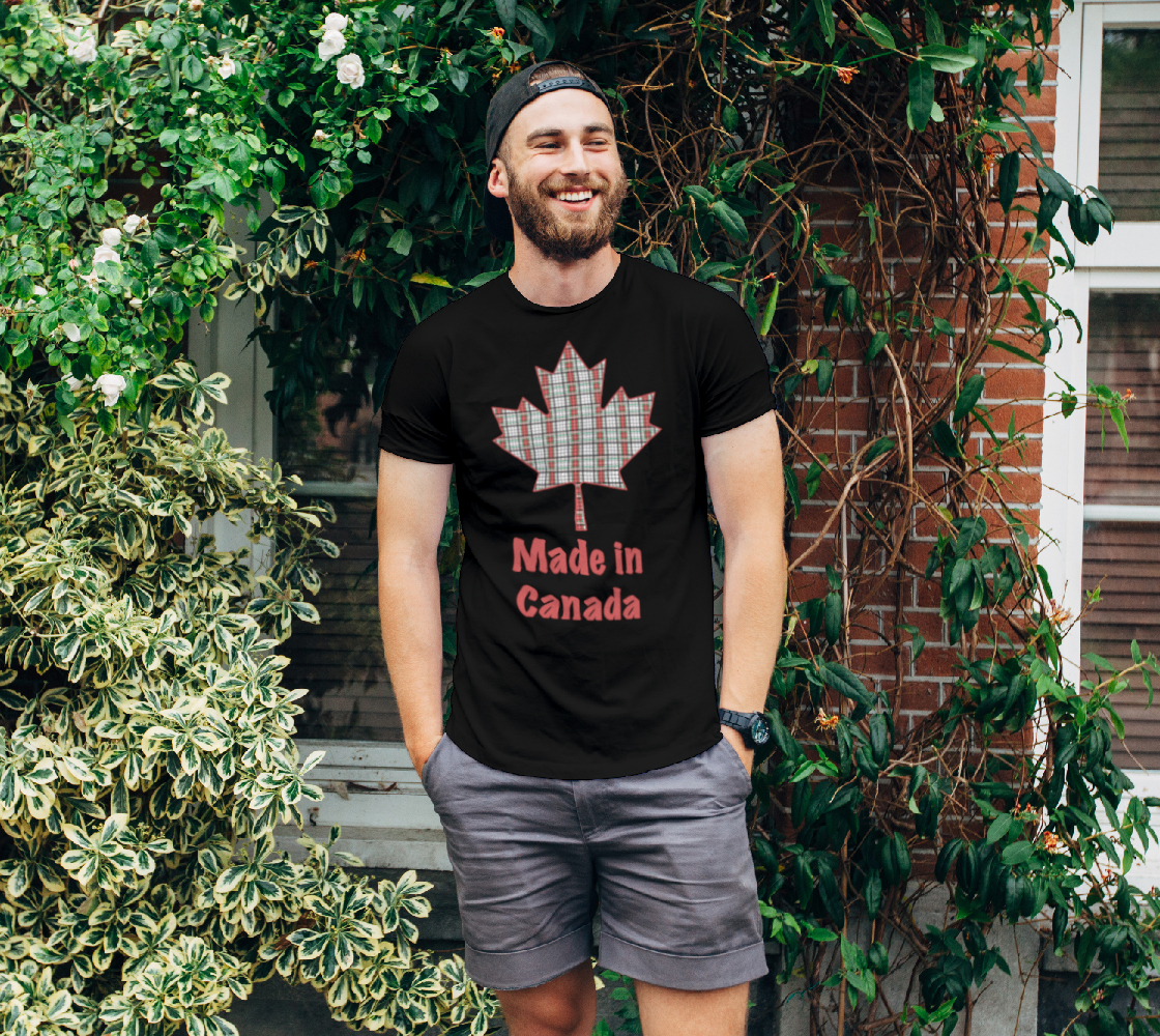 Made in Canada Men's Tee - Classic Plaid preview