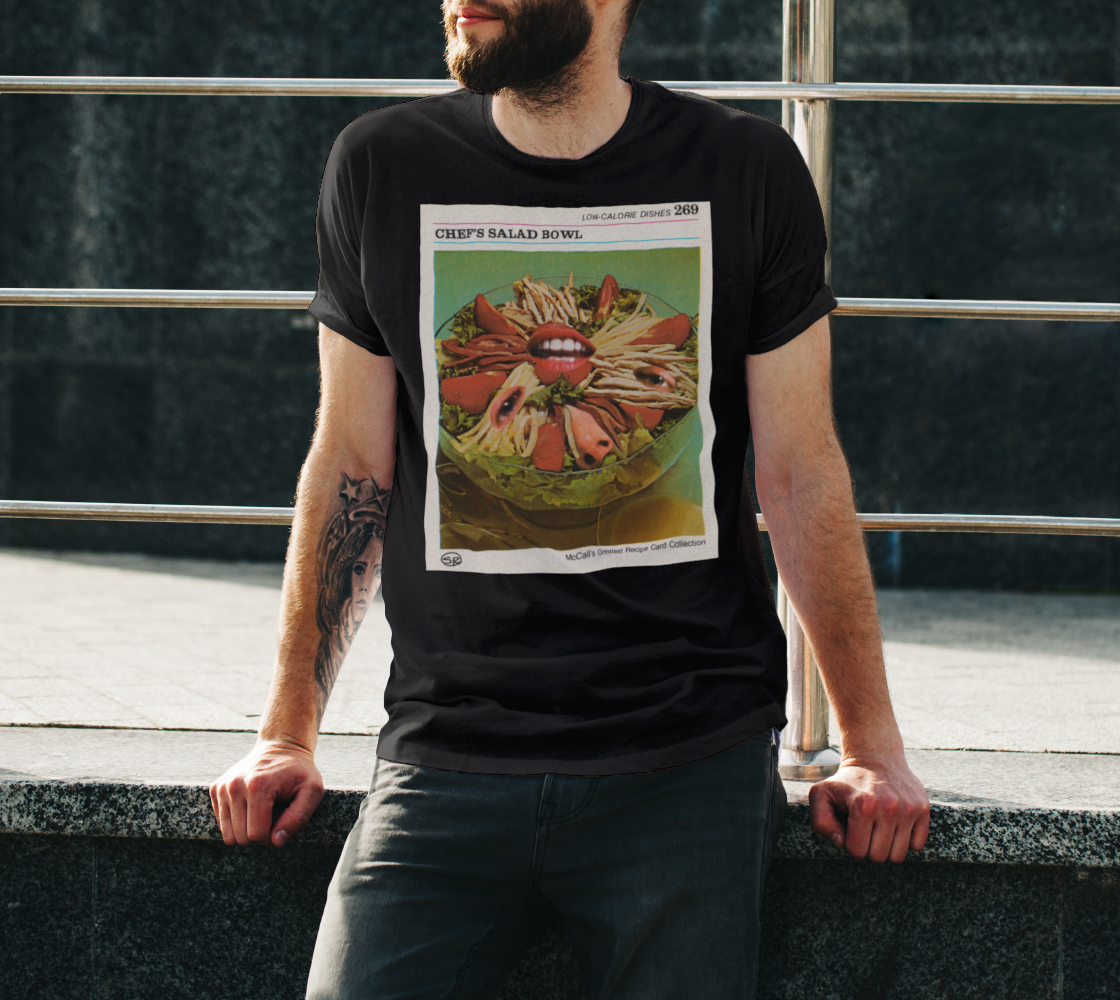 Chef's Salad Bowl T-Shirt preview #3