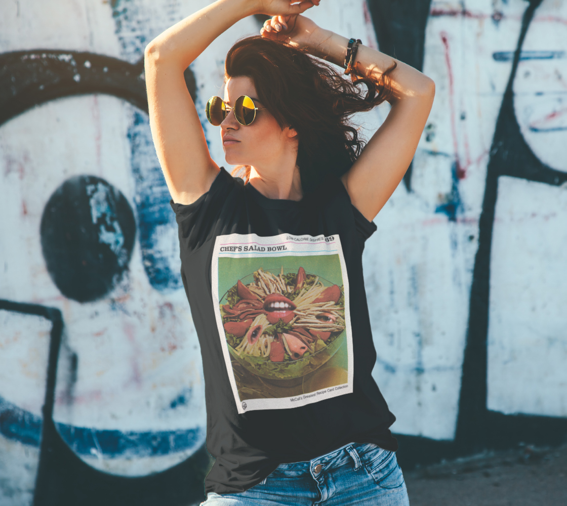 Chef's Salad Bowl T-Shirt preview #4