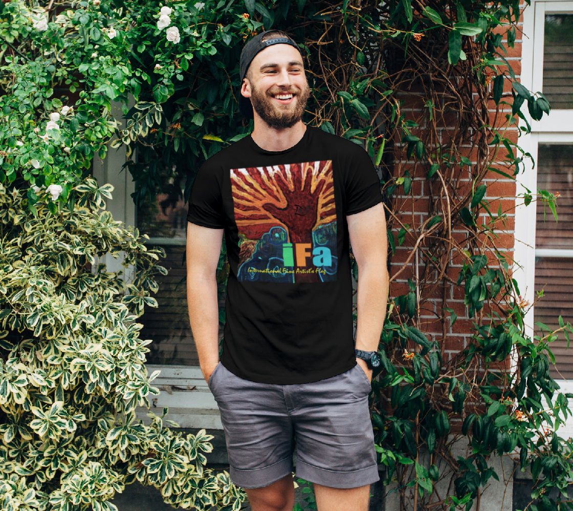 OFFICIAL INTERNATIONAL FINE ARTIST'S FLAG Tee (Feel the Joy!) preview #1
