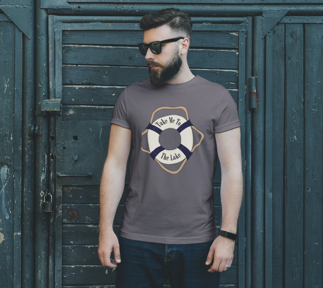 Aperçu de Take Me To The Lake Unisex Tee - Storm #2