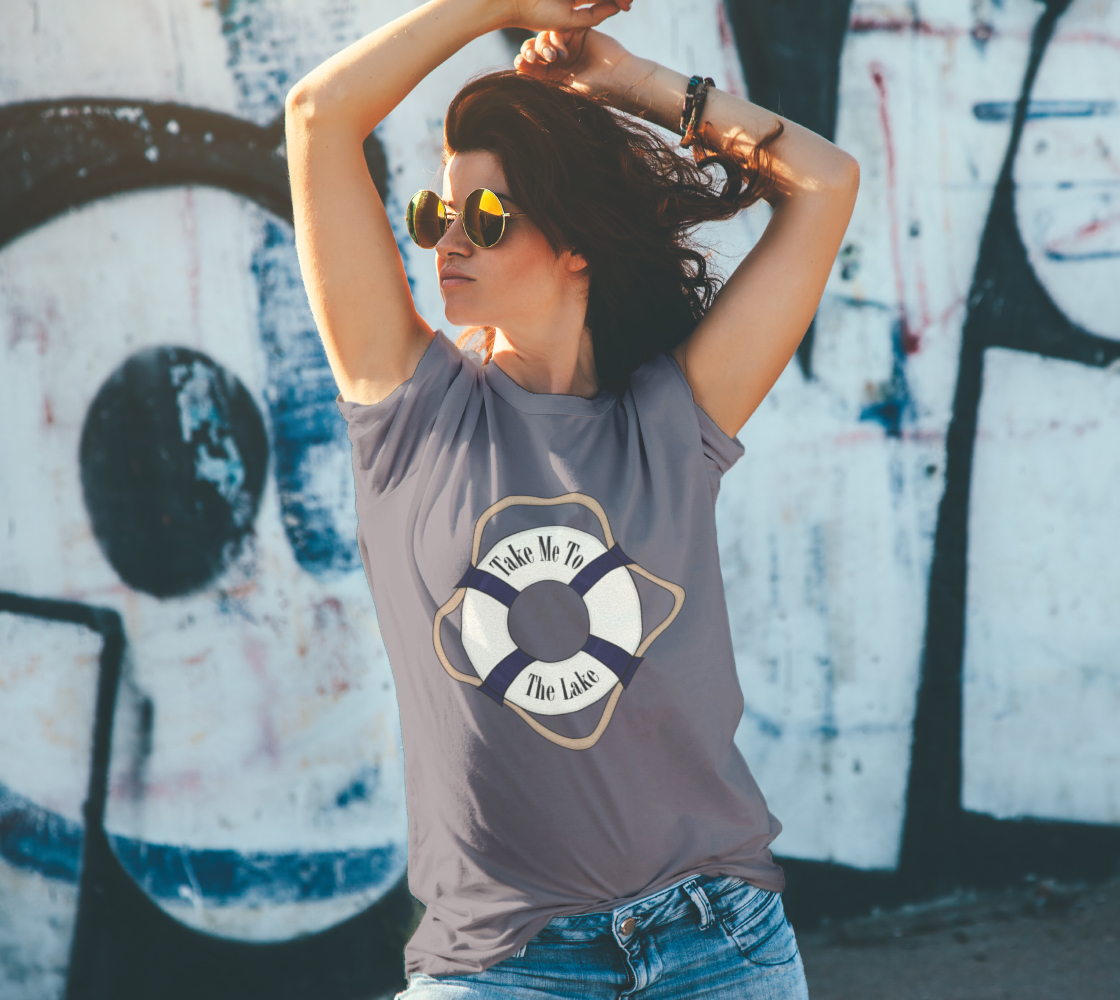 Aperçu de Take Me To The Lake Unisex Tee - Storm #4