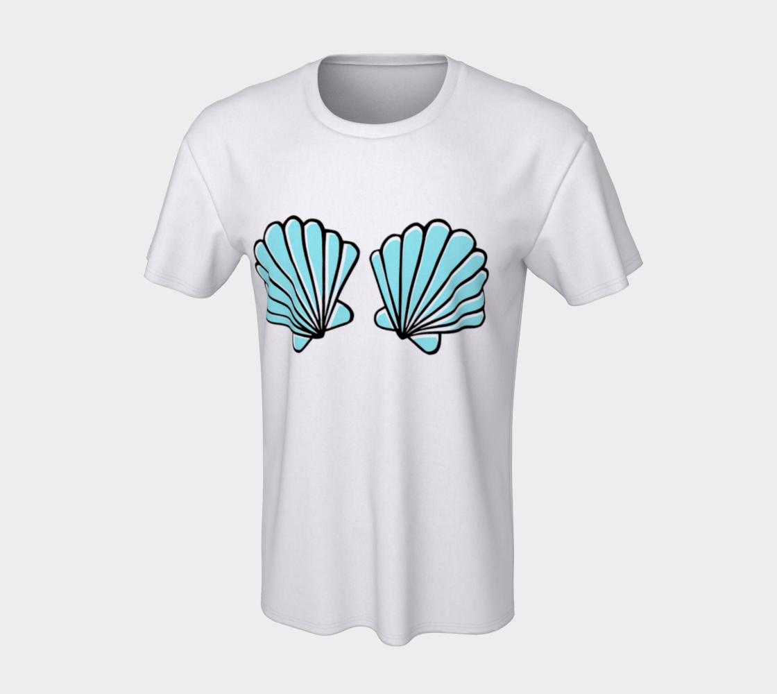 Aperçu de Mermaid Shells Unisex Tee #7