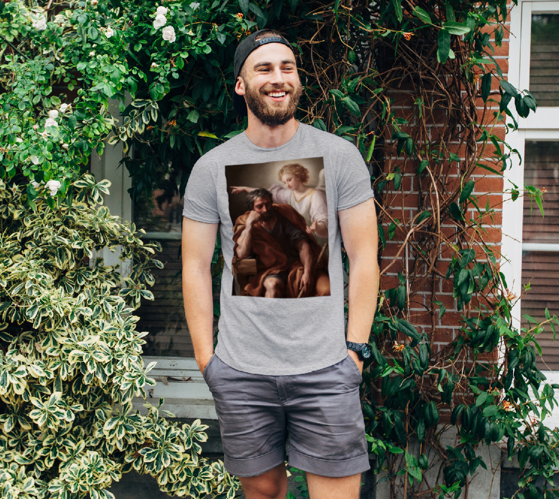 The Dream of St. Joseph by Anton Raphael Mengs Unisex Tee preview